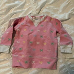 The Beaufort Bonnet Company Pink and White Sweatshirt